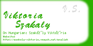 viktoria szakaly business card